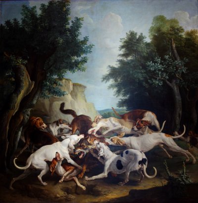 Die Wolfsjagd von Alexandre Francois Desportes